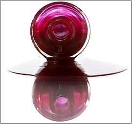 Red nail polish dripping