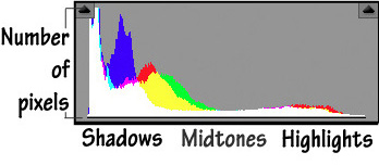 an image histogram 